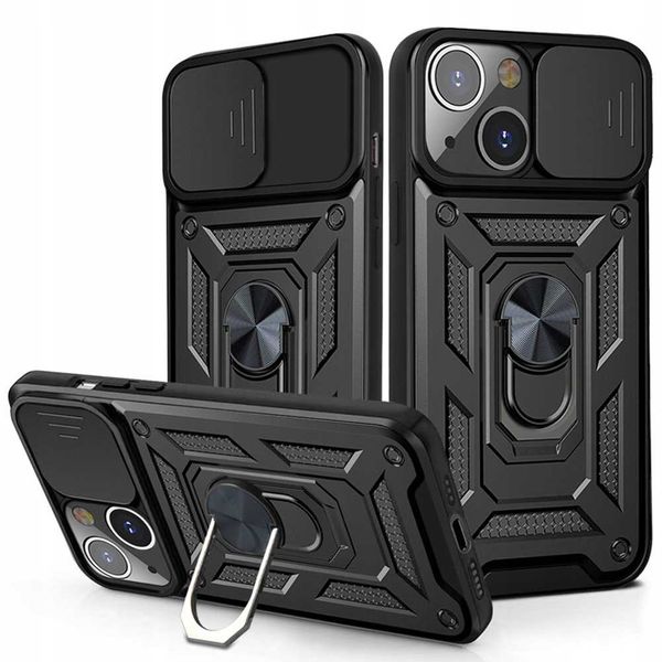 Spacecase Camring Iphone 13 Czarny zdjęcie 2