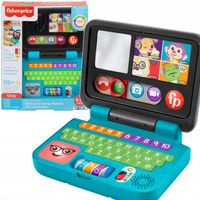 EDUKACYJNY LAPTOP MALUCHA UCZ SIĘ I ŚMIEJ KOLORY ALFABET DŹWIĘK ŚWIATŁO