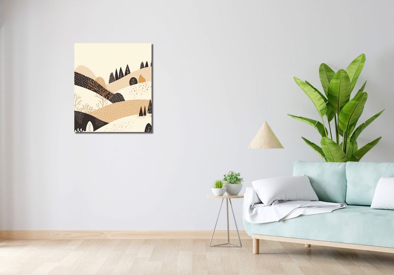 Obraz 60x70cm Jesień w Wzgórzach zdjęcie 2