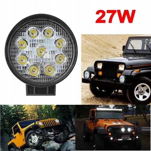 Halogen lightbar-doświetlacz Led 27W 2400lm okrągł na Arena.pl