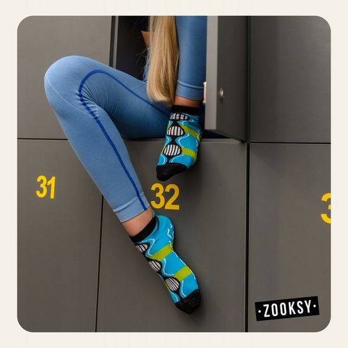 2x Skarpetki ABS Antypoślizgowe Damskie Sportowe Fitness Joga 41-46 ZOOKSY na Arena.pl