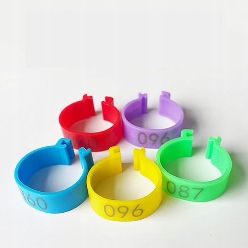 ZNACZNIKI OBRĄCZKI KLIPSY DLA KUR KACZEK GĘSI PTAKÓW 16MM 0.5-2.5kg na Arena.pl