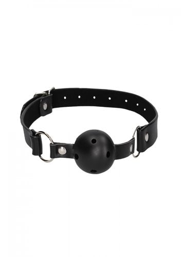 breathable ball gag   with bonded leather straps na Arena.pl