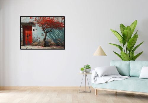 Plakat 100x75cm Widok Na Dawne na Arena.pl