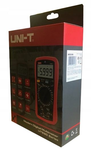 UNI-T UT890C Miernik MULTIMETR TrueRMS 20A NCV hFe zdjęcie 2