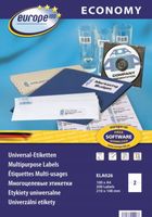 etykiety uniwersal. economy 210x148,5mm białe(100)