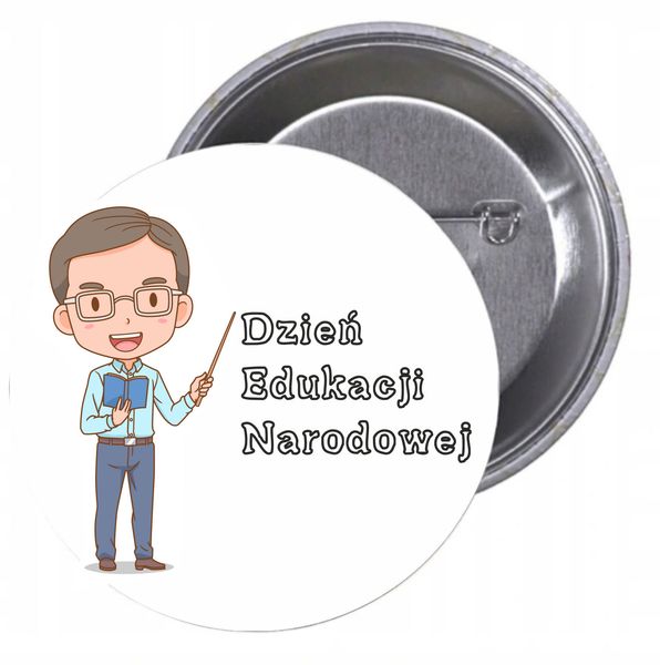 Przypinki buttony DZIEŃ EDUKACJI NARODOWEJ zdjęcie 1