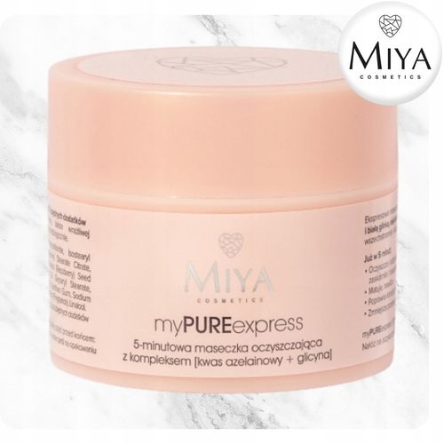5-Minutowa Maseczka Kremowa Oczyszczająca z Kompleksem Do Twarzy Miya 50 ml na Arena.pl