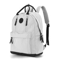 plecak na laptopa a4 do pracy i szkoły jasnoszary - himawari