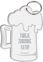 BRELOK ZAWIESZKA grawer z imieniem napisem prezent