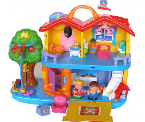 Odkrywczy Domek zabawka interaktywna edukacyjna dla dzieci 12m+, Dumel na Arena.pl