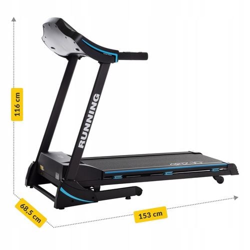 BIEŻNIA ELEKTRYCZNA DOMOWA SKŁADANA Z AMORTYZACJĄ 15 KM/H REGULACJA POZIOMU na Arena.pl