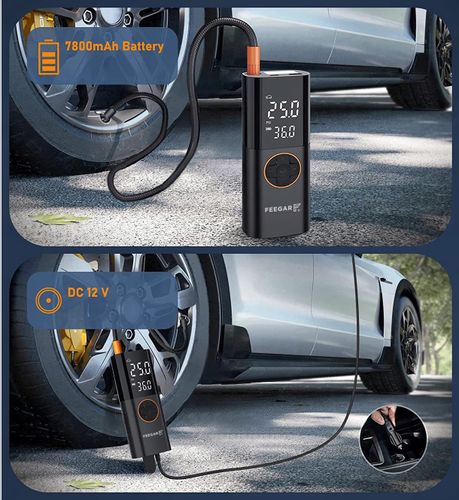 Kompresor Samochodowy Feegar Pompka Sprężarka 12V na Arena.pl