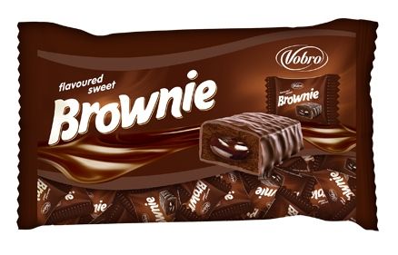 Cukierki Vobro Brownie czekoladowe 1 kg zdjęcie 1