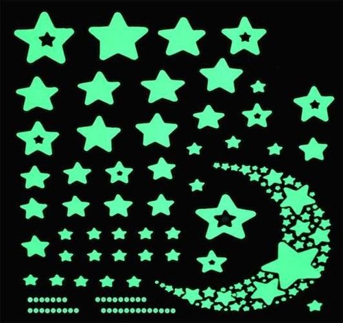 Naklejki ścienne - gwiazdy fluorescencyjne na Arena.pl