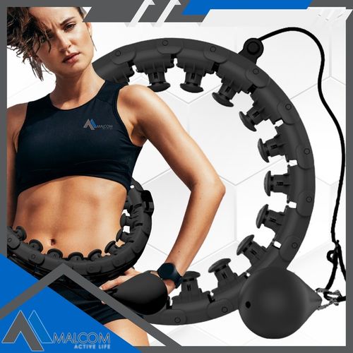 HULA HOP ODCHUDZAJĄCE Z OBCIĄZENIEM WYPUSTKI MASAŻER METALOWE ŁOŻYSKA SMART na Arena.pl