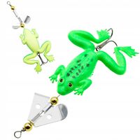Błystka obrotowa 7,9 g blaszka spinningowa z żabą