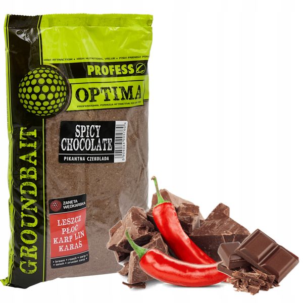 Zanęta Wędkarska PROFESS OPTIMA Pik. czekolada 1kg zdjęcie 3