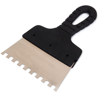 SZPACHELKA ZĘBATA DO KLEJU STAL NIERDZEWNA SZPACHLA ZĄB 8x8 150 mm