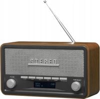 Radio DENVER DAB-18 Cyfrowe Przenośne Brązowo-czarny