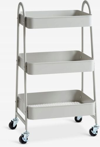 Regał łazienkowy JYSK odcienie beżu 31x47 x 79 cm kuchenny wózek na Arena.pl