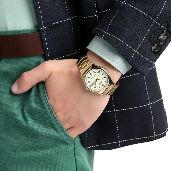 ZEGAREK MĘSKI CASIO  MTP-V006G-9B + BOX zdjęcie 6