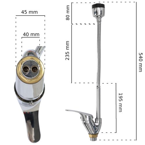 Zlew gospodarczy roboczy komora bateria dozownik na Arena.pl