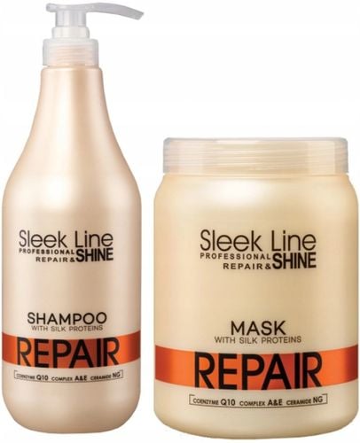 Stapiz ZESTAW XXL Sleek Line Repair Szampon Maska na Arena.pl