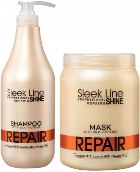 Stapiz ZESTAW XXL Sleek Line Repair Szampon Maska zdjęcie 2