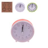 budzik na baterie koło 13 x 3,5cm  chso10235
