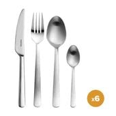 ZESTAW SZTUĆCÓW, MATOWY, 24 SZT. FUNCTIONAL FORM 1071624