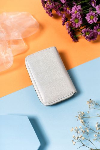 skórzany, elegancki portfel damski na zatrzask i suwak - lorenti na Arena.pl