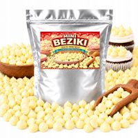 Mikro Beziki Żółte - mini bezy do tortu deserów babeczek dekoracja 50g