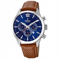 Zegarek Męski Festina F20542-3 brązowy pasek