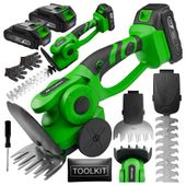 Nożyce Akumulatorowe do Przycinania Żywopłotu Trawy Krzewów 500W Zestaw