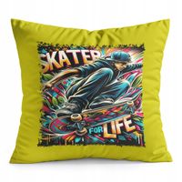 PODUSZKA ŻÓŁTA PREZENT - DESKOROLKA SKATE SPORT OLLIE