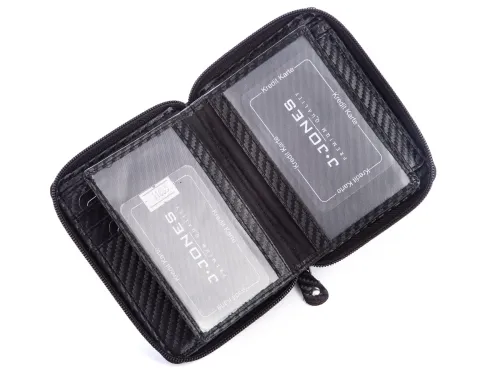 portfel męski czarny j jones zapinany na zamek – klasyczny i praktyczny na Arena.pl