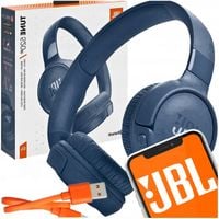 JBL TUNE 520BT NIEBIESKIE SŁUCHAWKI BLUETOOTH PURE BASS 57H GRATIS