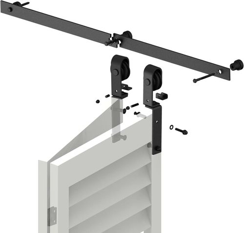 System do 2 drzwi przesuwnych TSMST F33SFS 100 cm zestaw montażowy drzwi na Arena.pl