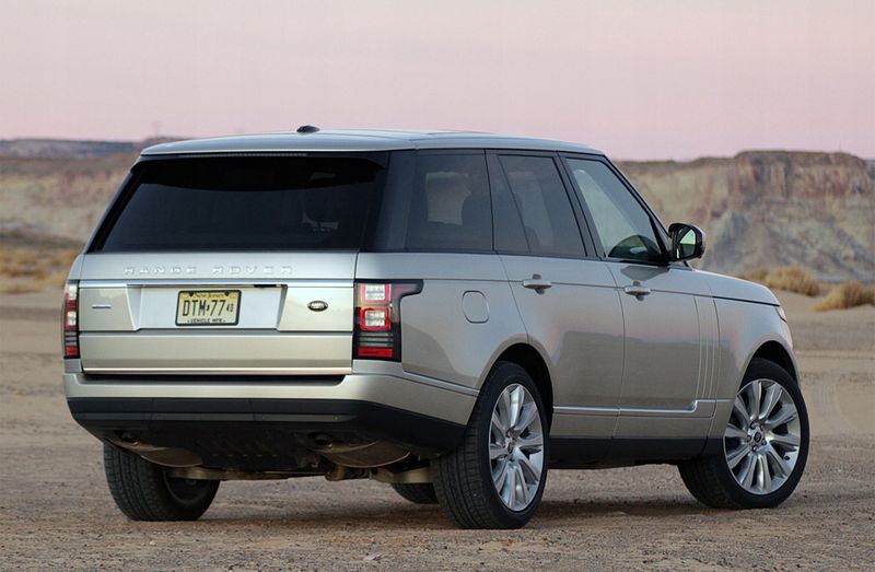Range ROVER IV 2012+ Listwa CHROM Chromowana Klapa zdjęcie 10