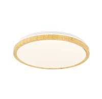 Gandava lampa sufitowa plafon 24W LED 38cm biało drewniany 4000K