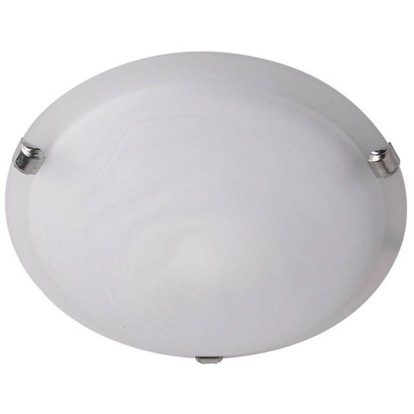 Plafon szklany Wrap 13-82213 Candellux okrągły do jadalni biały zdjęcie 1