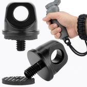 Uchwyt na Pasek M4" ŚRUBA Aparatu Gimbala 17 mm Aluminium Guma Czarny