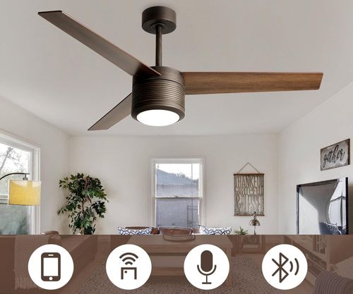 Wentylator sufitowy Reiga cichy 52 cale LED 3 łopaty z pilotem na Arena.pl