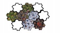 heroes 3 ramka podstawka pod kafle terenu 20 sztuk gra planszowa