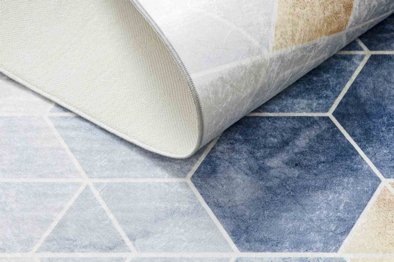RUG/LU/ARLEN/CUBE/BLUE/160x220 zdjęcie 13