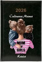 Kalendarz A5 2026 tygodniowy KSIĄŻKOWY prezent NA DZIEŃ MAMY Z NADRUKIEM