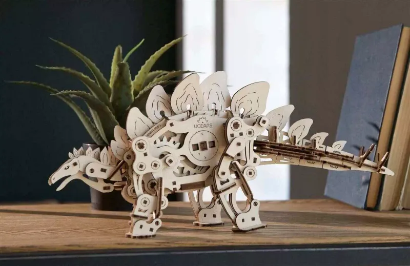 Puzzle 3D UGEARS Stegozaur zdjęcie 6