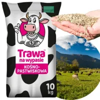 TRAWA MIESZANKA kośna pastwiskowa ŁĄKOWA PASTEWNA NA PASZĘ Z KONICZYNĄ 10kg