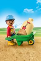 PLAYMOBIL PRACOWNIK BUDOWLANY Z TACZKĄ 70409